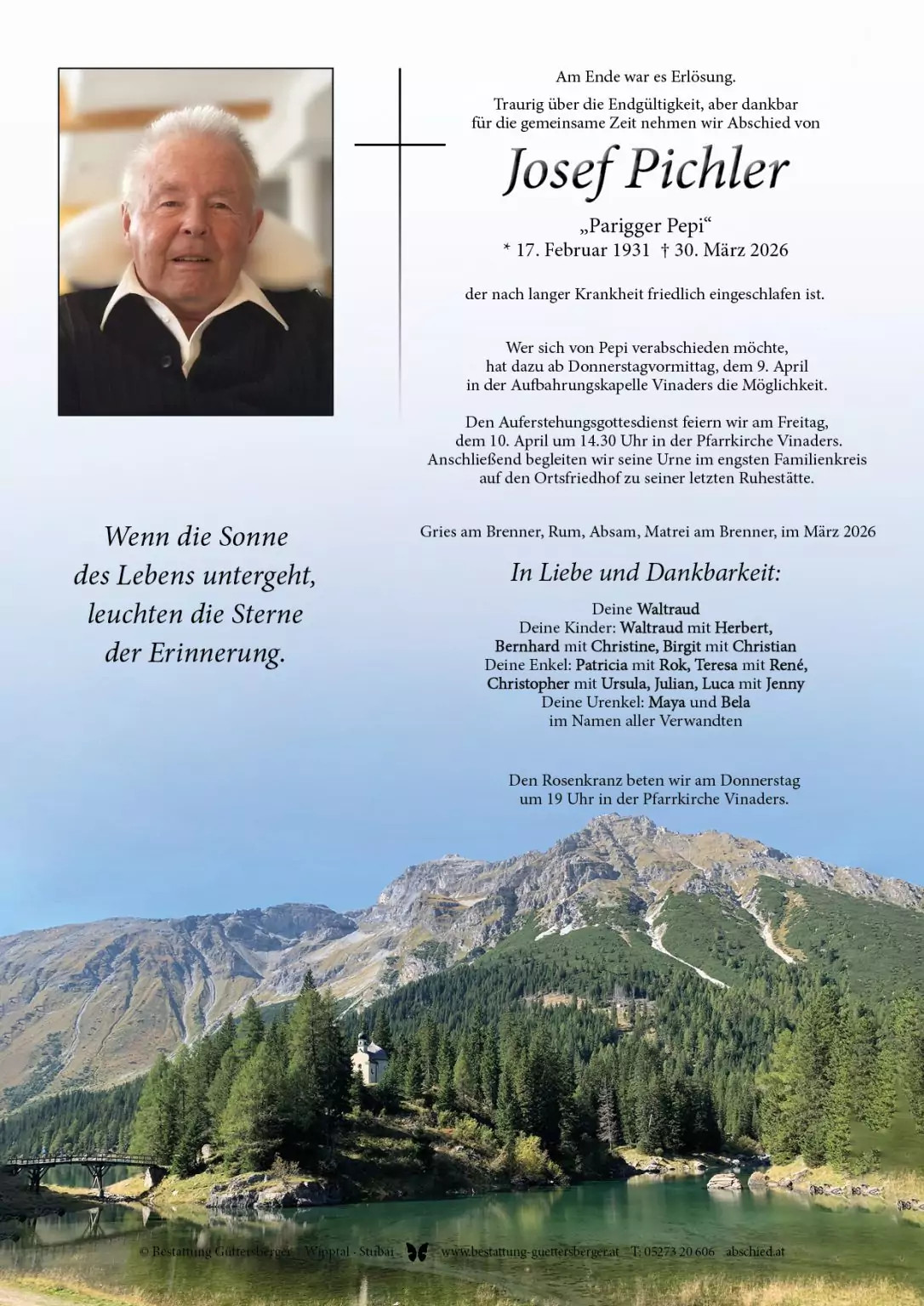 © Bestattung Güttersberger GmbH